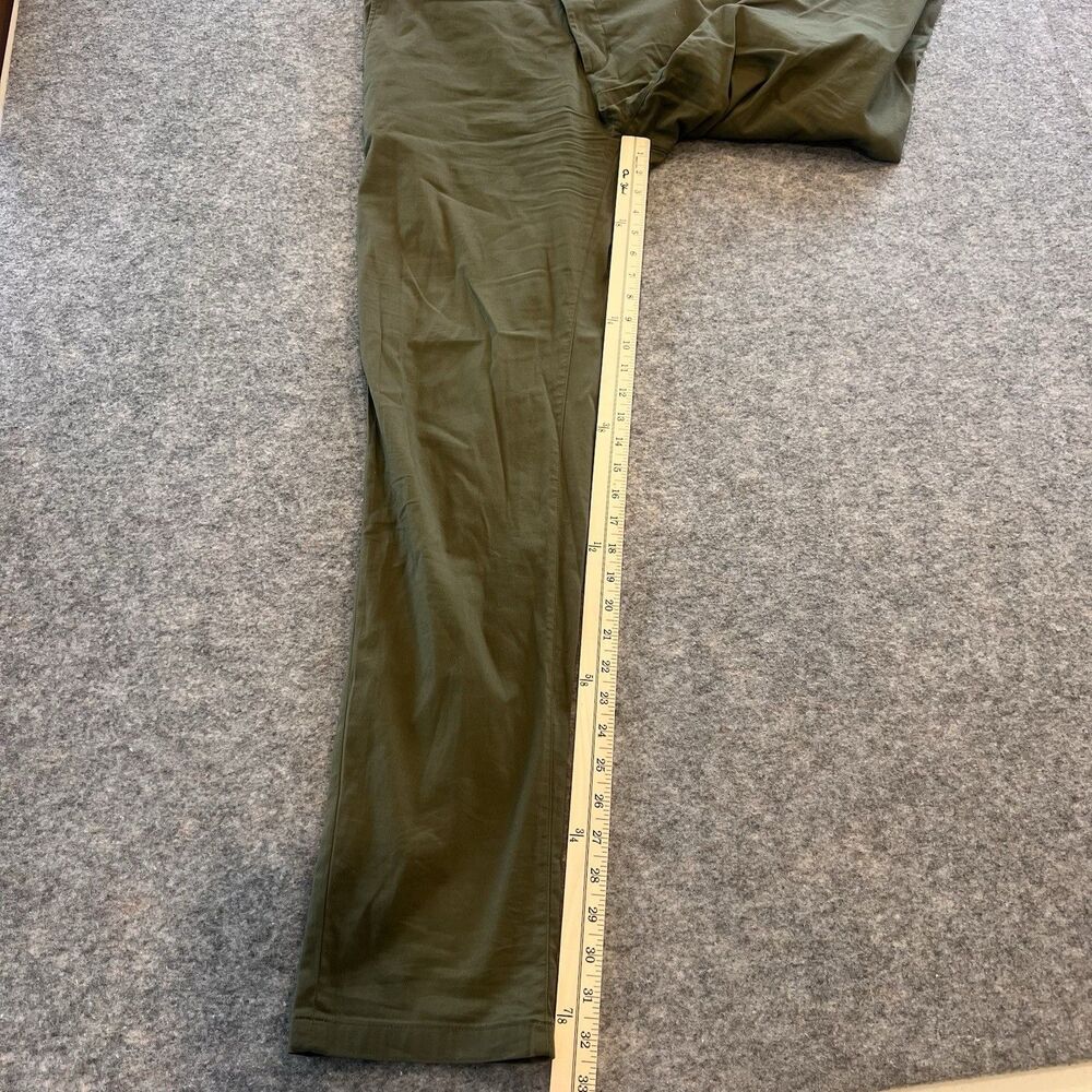 Birddogs Men’s  Stretch Performance Pants Olive Green Size 34x34 - Picture 2 of 9